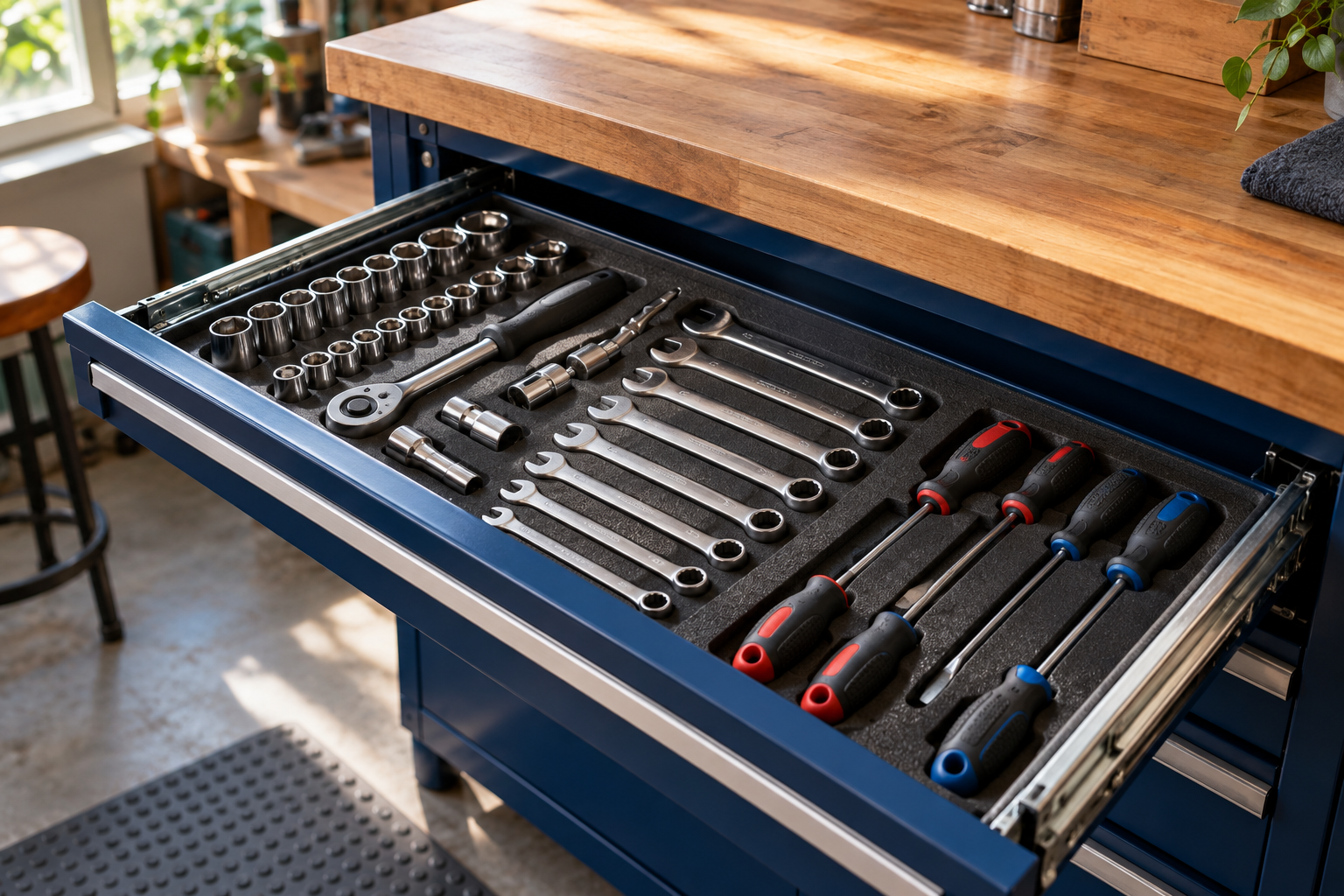 Planning a Workshop Tool Drawer: Layout, Access and Slide Selection
