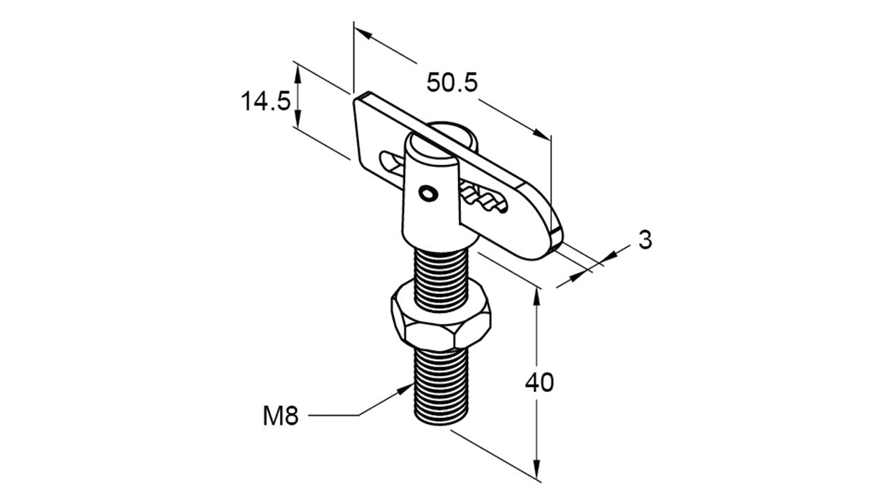ANTI LUCE FASTENERS STAINLESS STEEL