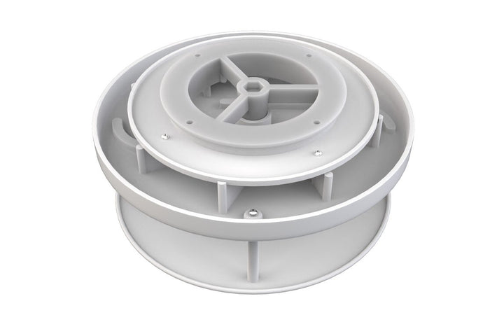 Rotary Vent White PVC - 230MM