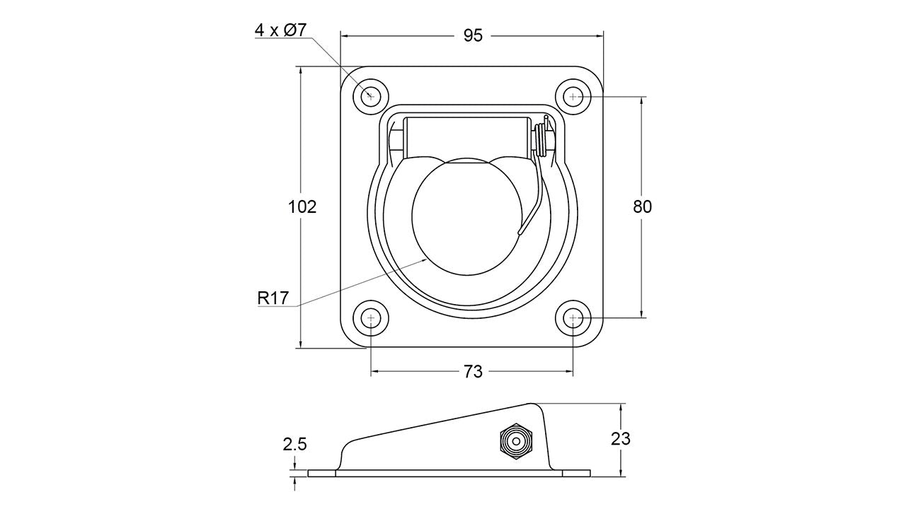 Lashing Ring Medium
