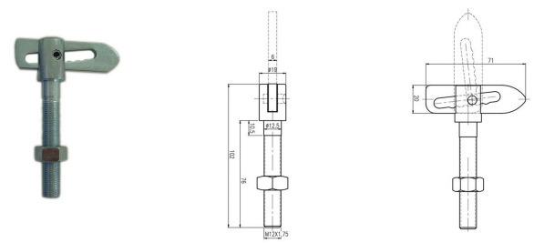 ANTI LUCE FASTENERS ZINK PLATED