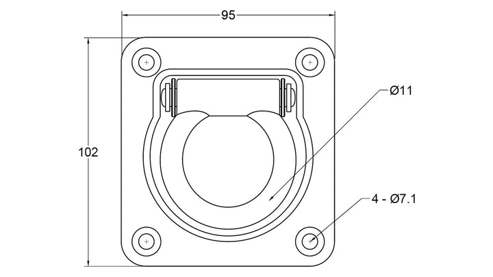 Lashing Ring Medium