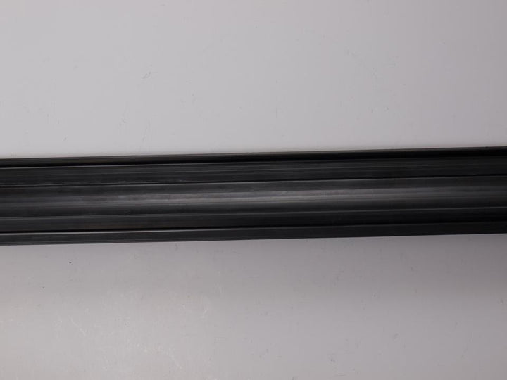 Black metal hinge measuring 2 meters in length, designed for center flex applications.