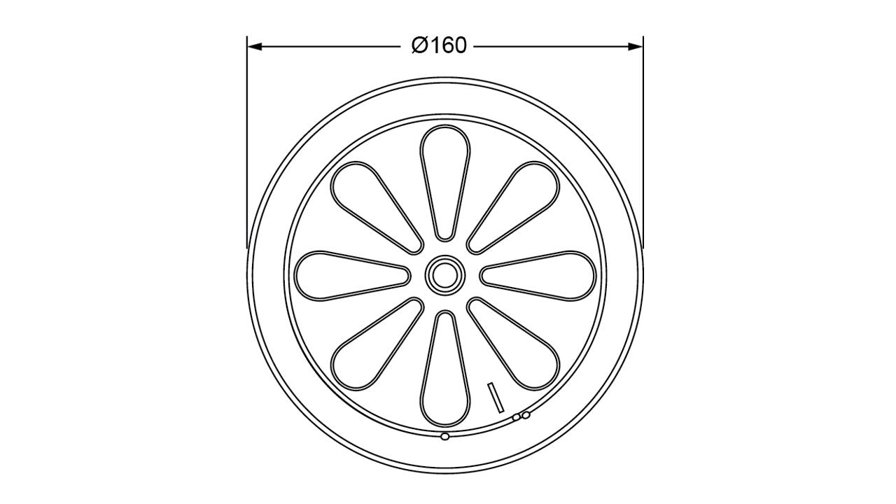 Rose Vent Plastic