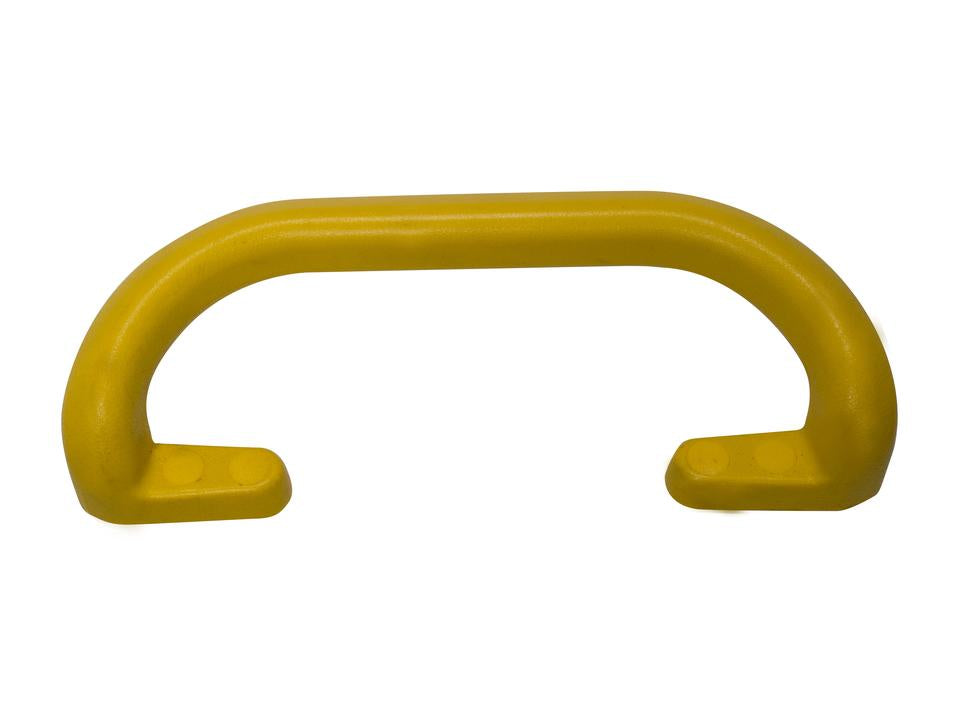 A metal lashing ring with an eye bolt type attachment, silver in color, used for securing or lashing materials.