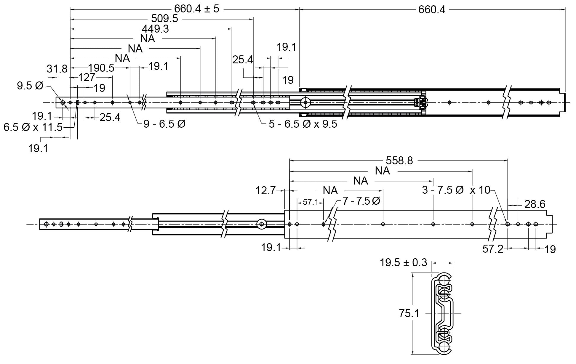 Drawer Slide Heavy Duty