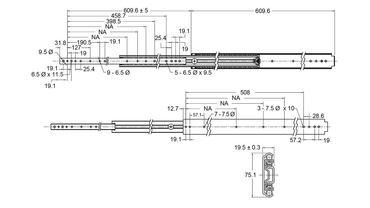 Drawer Slide Heavy Duty