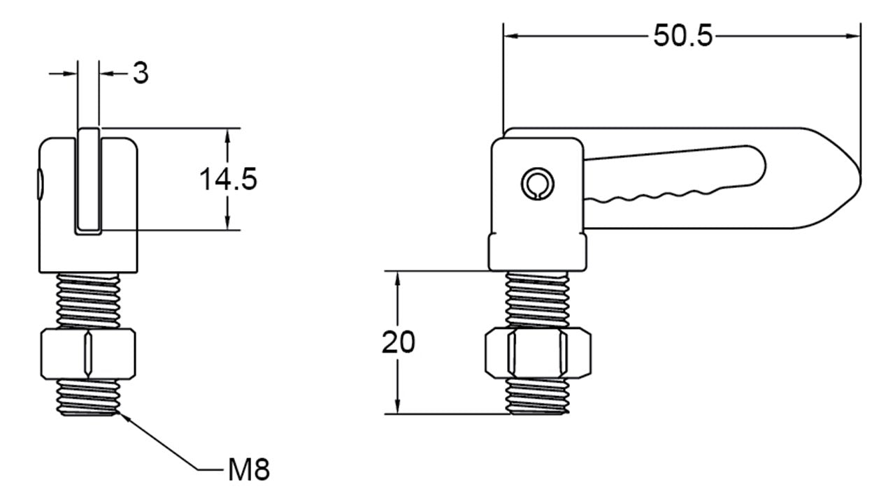ANTI LUCE FASTENERS STAINLESS STEEL
