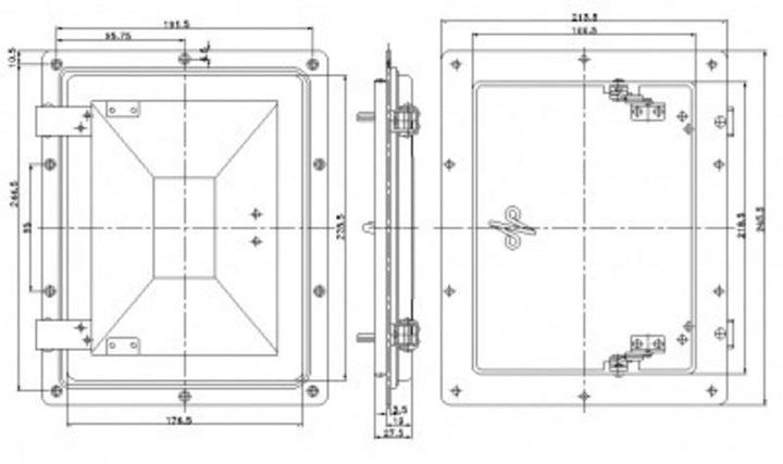 Pop Up Vent - Medium 264MM X 213MM