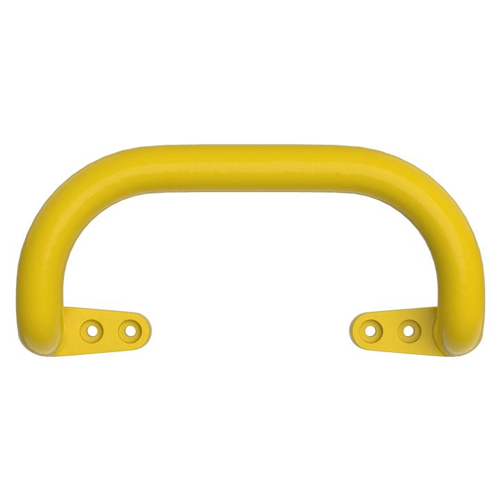 A metal lashing ring with an eye bolt type attachment, silver in color, used for securing or lashing materials.
