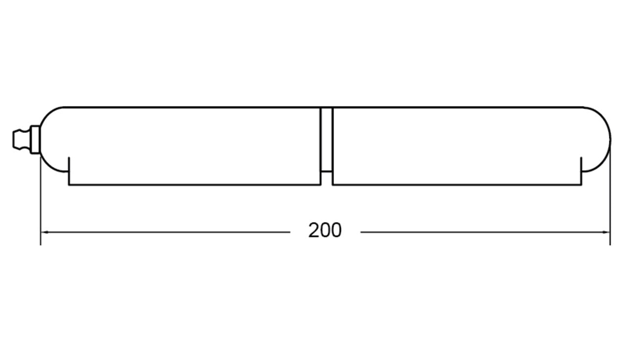 Weld-On Pintle Bullet Hinge