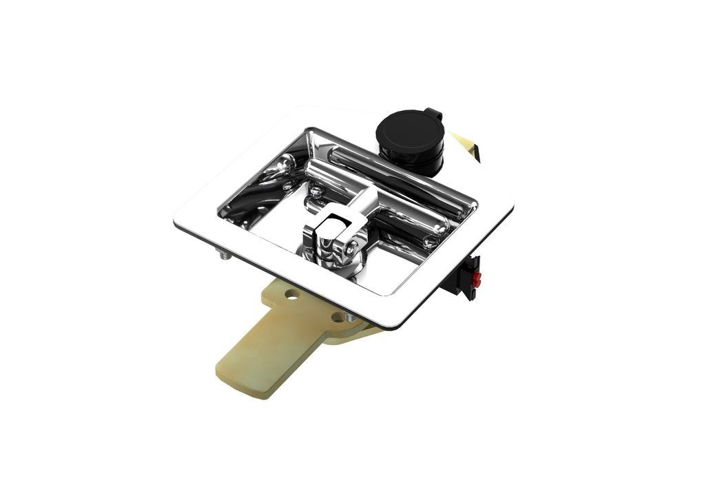 FASTLOCK Electronically Locking T-handle Lock with Remote Locking Capability Straight Tongue with key K413