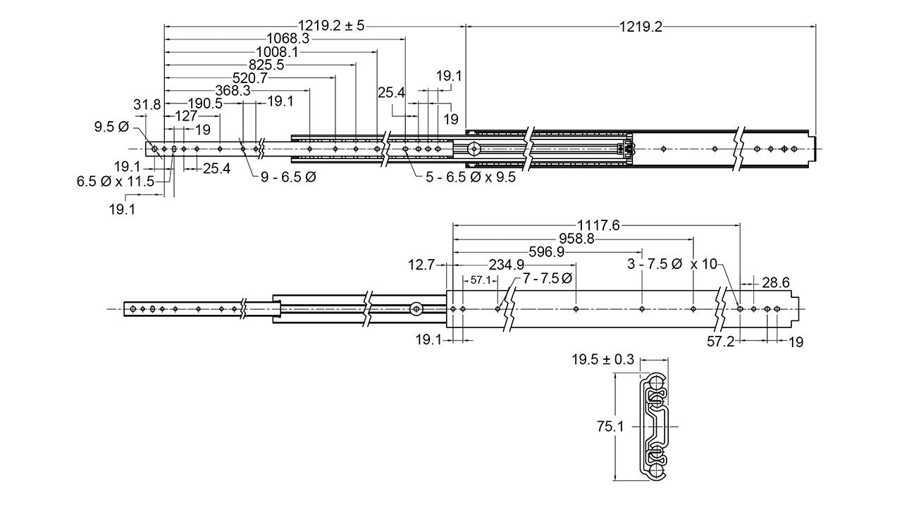 Drawer Slide Heavy Duty